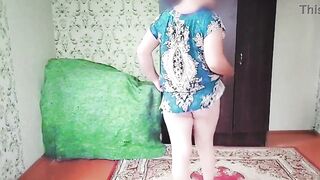Nylon Mini Dress Sissy Shemald Crossdresser Cute Ass Sexy Dance Lady Boy Big Butt - 4 image