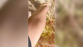 Water feet dick dirt desert