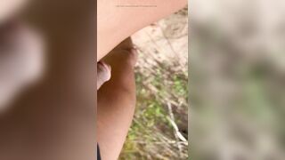 Water feet dick dirt desert