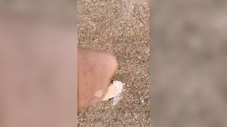 Water feet dick dirt desert