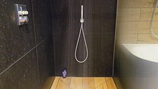 I was filmed showering and soaping up - 2 image