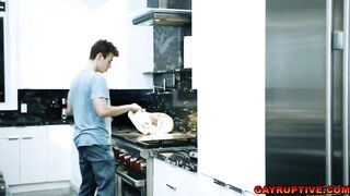 Stepson Adam Awbride and his stepdad Dale Savage having a steamy stepfamily fuck sesh - 2 image