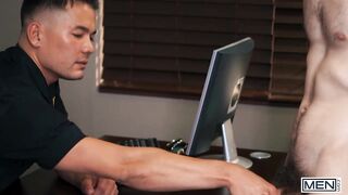 Officer Colton Reece Brings Twink Harrison Todd Back To The Police Station & Gives Him The Fuck Of His Life - MEN - 5 image