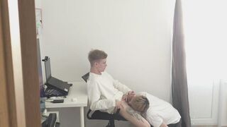 distracted my stepbrother from work and fucked his tight ass - 3 image