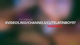 Big Dick Camilo Brown Fucking Cute Twink Juan Ferrer Bareback At The Bar Covering His Face In Cum - 15 image