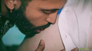 Big Dick Camilo Brown Fucking Cute Twink Juan Ferrer Bareback At The Bar Covering His Face In Cum - 2 image