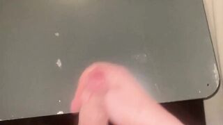 Jerking off my cock for you and never came so hard before!