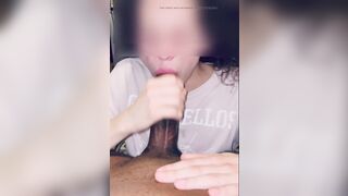 Training femboy to swallow CIM