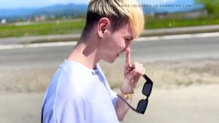 Nick Lewis Convinced a Handsome Straight Guy to Give Him a Bliwjob for Funds on a Beach - 8 image