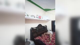 White king Crossdresser masterbating in locker room - 12 image