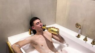 Rich Twink Slicked Themselves in the Bathroom of an Expensive Hotel and Fucked in the Ass Hole - 1 image