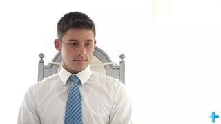 MasonicBoys - Suited Marco Napoli seduces twink in ritual interview - 1 image