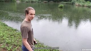 He Spots A Cute Twink Fishing And Offers Him Enough Cash To Make Him Suck His Dick - BIGSTR - 2 image