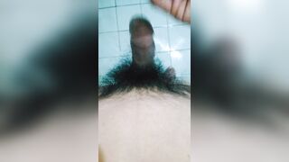 the Asian man pulled his penis