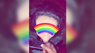 Older guy likes jacking off on my tongue - 3 image