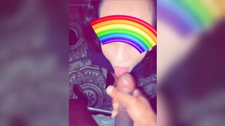 Older guy likes jacking off on my tongue - 9 image