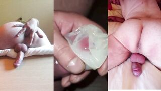 Cumming Inside Condom Filling Up Huge Cum inside Condom - 5 image