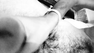 Closeup look of hole in big dick. Experimental masturbation porn. - 6 image