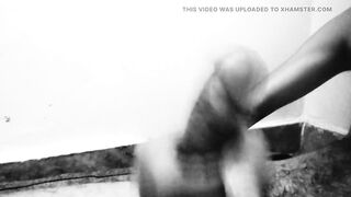 Closeup look of hole in big dick. Experimental masturbation porn. - 8 image