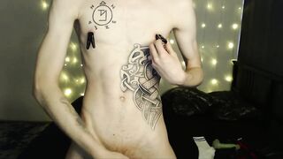 Endo Plays with Nipples and Clothespins and Jerk off - 13 image