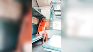 Sexy gay in train nude masterbate cumshot - 15 image