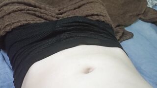 Massaging her in black panties - 7 image