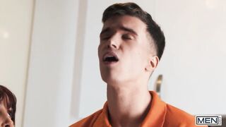 Maverick Sun Fucks His Gf When Her Godfather Daddy Cakes Comes In & Asks Him To Swallow His Dick - MEN - 3 image