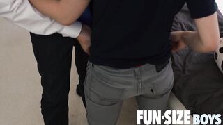 FunSizeBoy Little Eli Lincoln takes Legrand Wolf's monster cock raw - 3 image