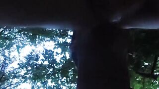 Young twink dude is public cruising in the nature for some male cum in his mouth - 13 image