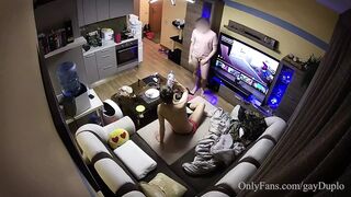 Fucking Moaning Btm Bb on 3 Cameras, Cumming in His Ass with Cum Leaking! - 1 image