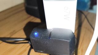 High-voltage charging plugged into the boy's cock makes him horny. - 3 image