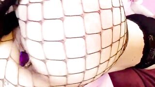 Femboy slut plugged and spanked red - 10 image