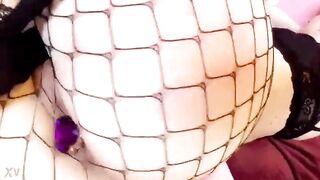 Femboy slut plugged and spanked red - 12 image