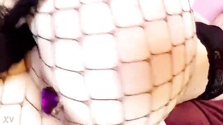 Femboy slut plugged and spanked red - 13 image