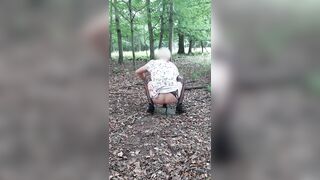 Teen sisy out in the woods :) - 3 image