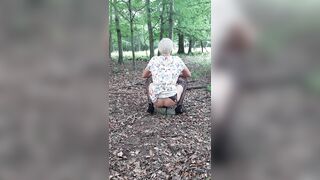 Teen sisy out in the woods :) - 5 image