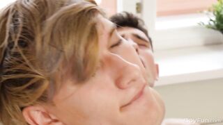 Barebacking Twinks Cum up for Coffee - 13 image