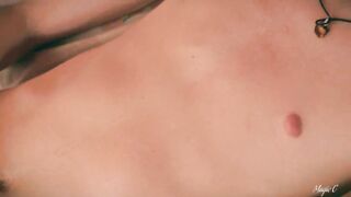 Hot Skinny Twink Magic C Filling a Condom With Thick Cum And Swallowing His Own Load - 6 image