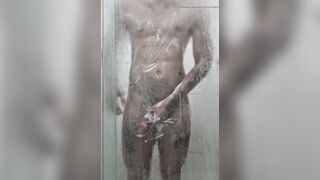 Jerking off to the shower - 8 image