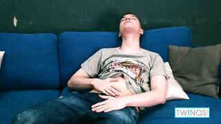 Pretty Twink Ethan O Pleases His Ass & Cock At Same Time! - 2 image