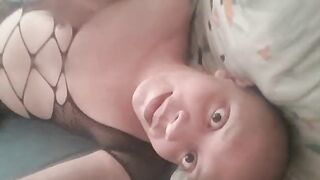 Oops, just a quick show of me in a net outfit