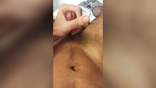 Hot Brazilian brunette masturbating in bed - 5 image