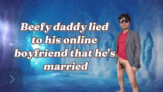 A beefy daddy never mentioned to his online boyfriend that he's already married - 1 image
