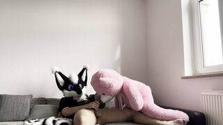 Furry Fursuit Coudle and Fuck Giant Plush Bear Plushophilia Plushie - 1 image