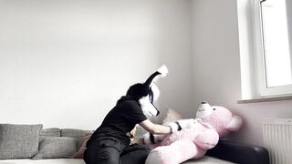 Furry Fursuit Coudle and Fuck Giant Plush Bear Plushophilia Plushie - 2 image