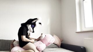 Furry Fursuit Coudle and Fuck Giant Plush Bear Plushophilia Plushie - 6 image