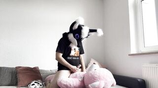 Furry Fursuit Coudle and Fuck Giant Plush Bear Plushophilia Plushie - 8 image