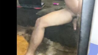 endowed male eating silicone pussy