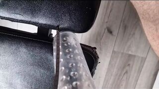 Amazing penis pump enlarges cock instantly and makes you cum. - 1 image