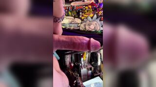 Cock vein pre cum drip - 6 image